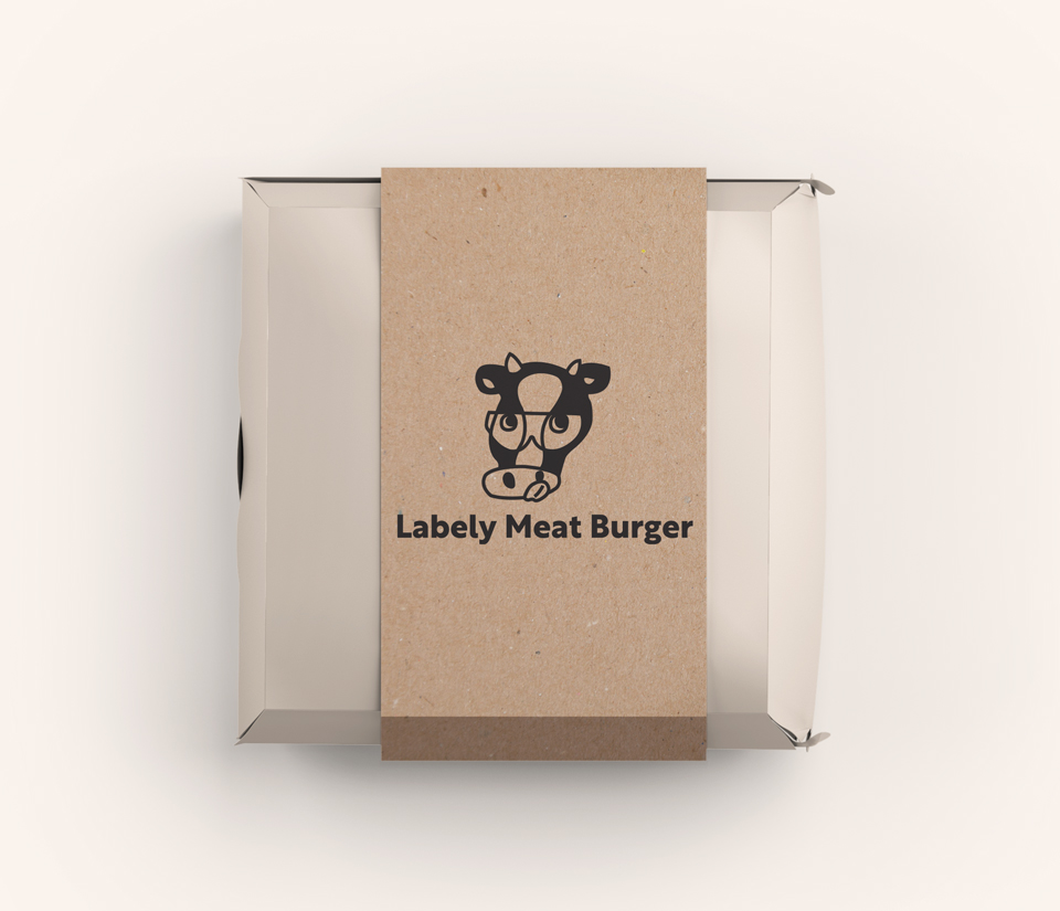 picture for the Labely meat burger logo design project